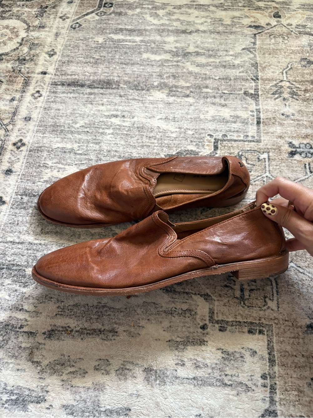 Trask Ali leather brown loafers size women’s 11